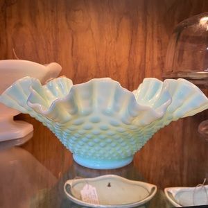 Fenton Pastel Green Hobnail